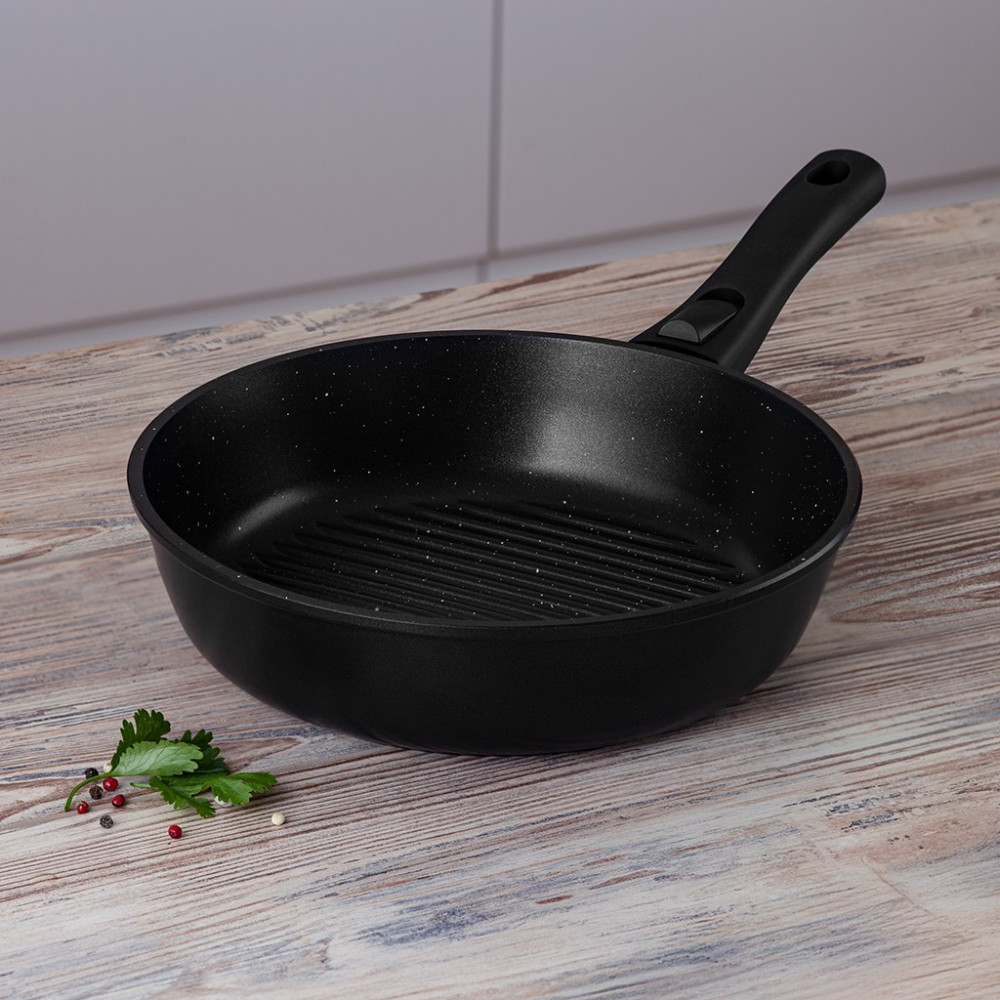 Сковорода-гриль 26 см со съемной ручкой Cook pro