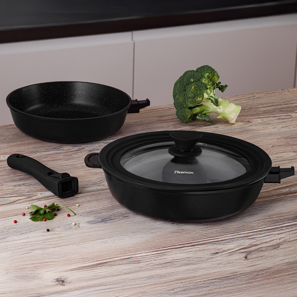 Сковороды со съемной ручкой 24 / 28 см Cook pro