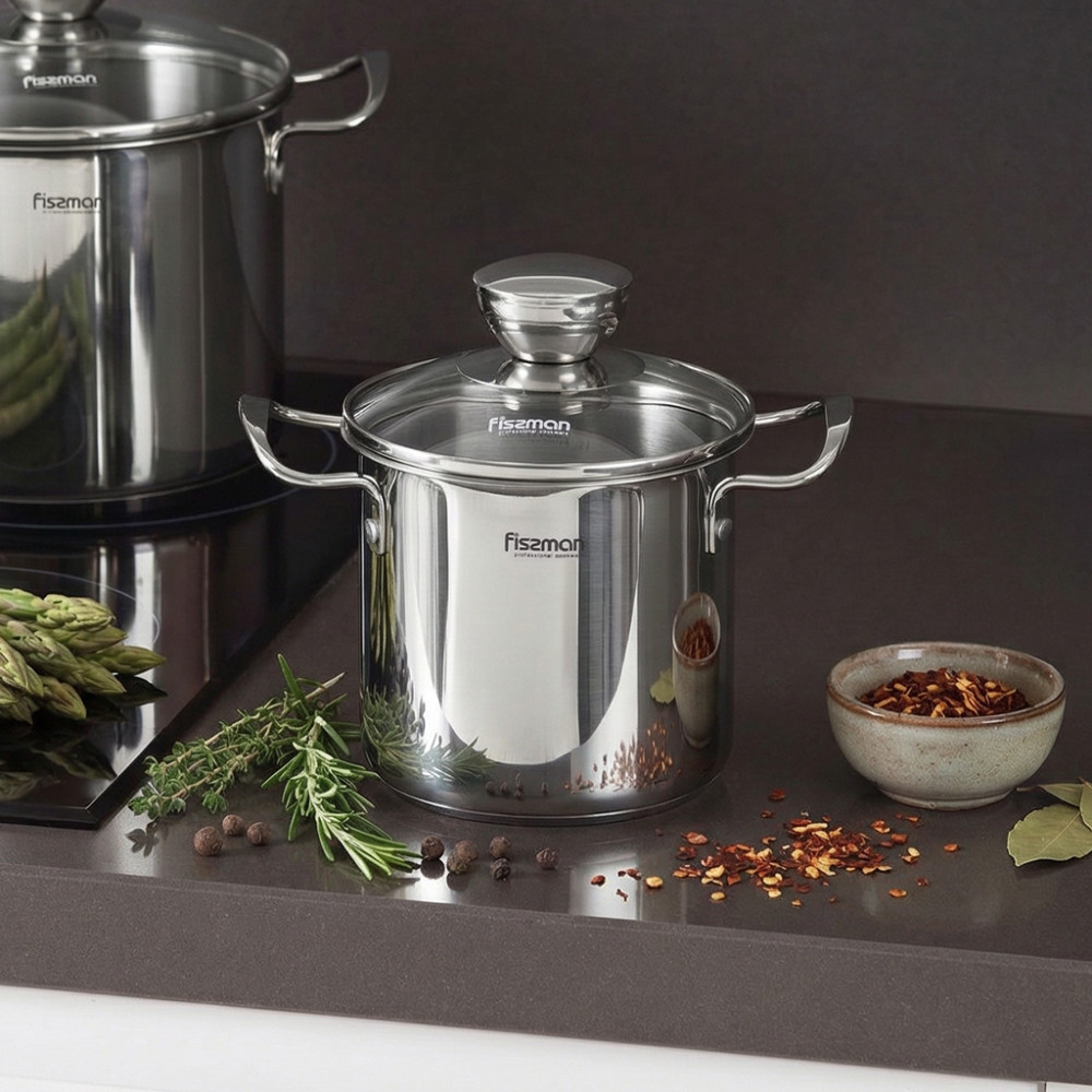 Мини-кастрюля из нержавеющей стали 12 см / 1,3 л Mini cook арт. 5518