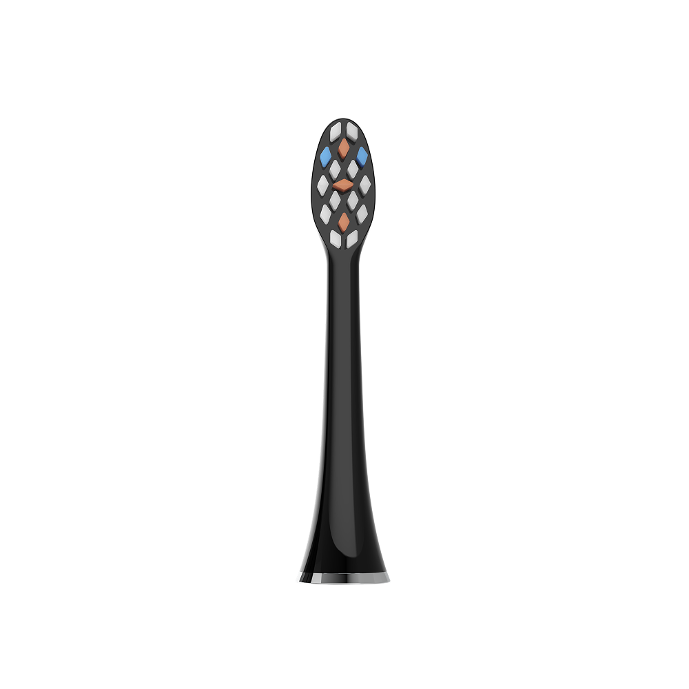 Насадка для зубной электрической щётки GARLYN Smile Shinycare black/Smile Crystalcare black, 2 шт.
